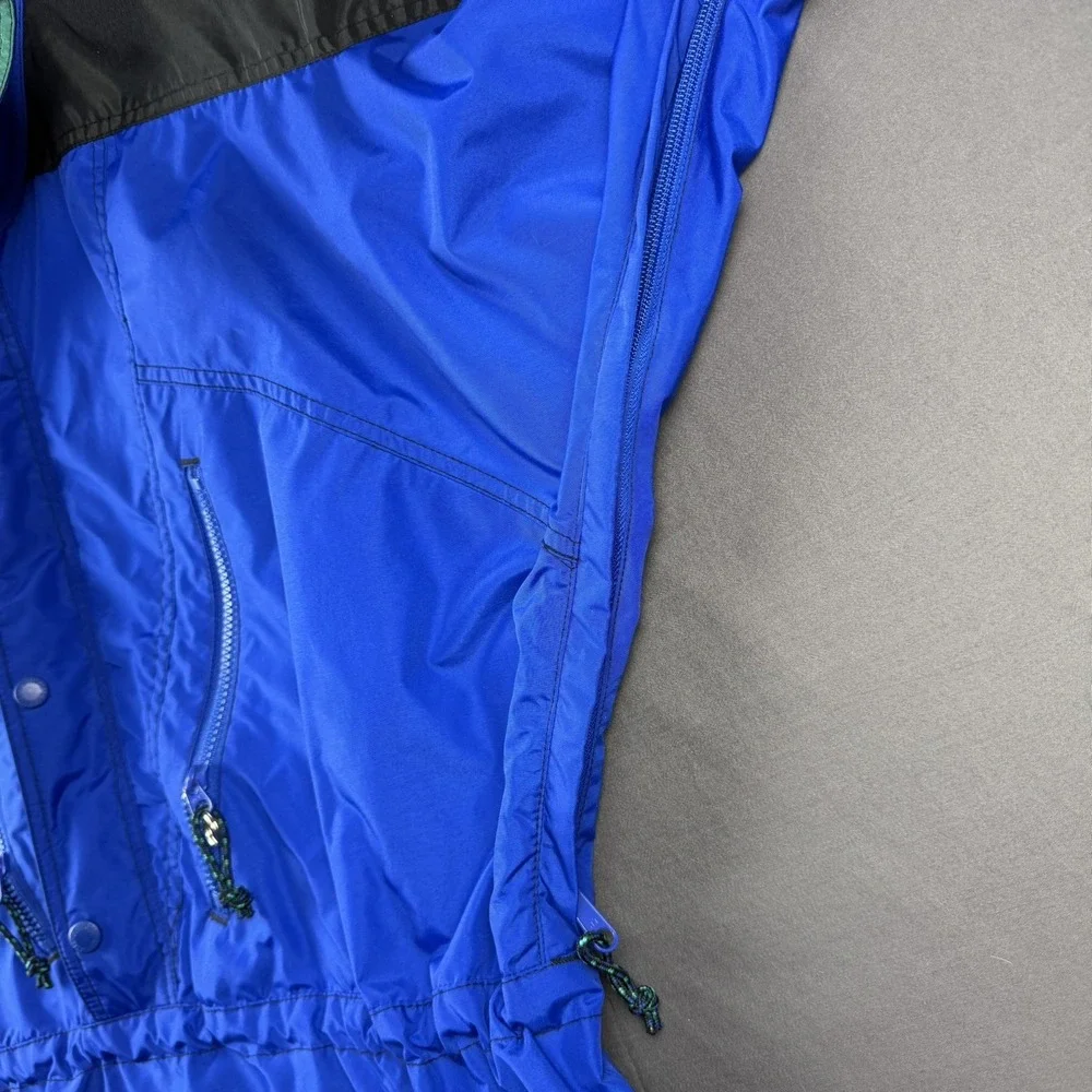 Columbia Mens XL Blue Pullover Ski Jacket Hooded Vintage 90s Coat Retro Anorak